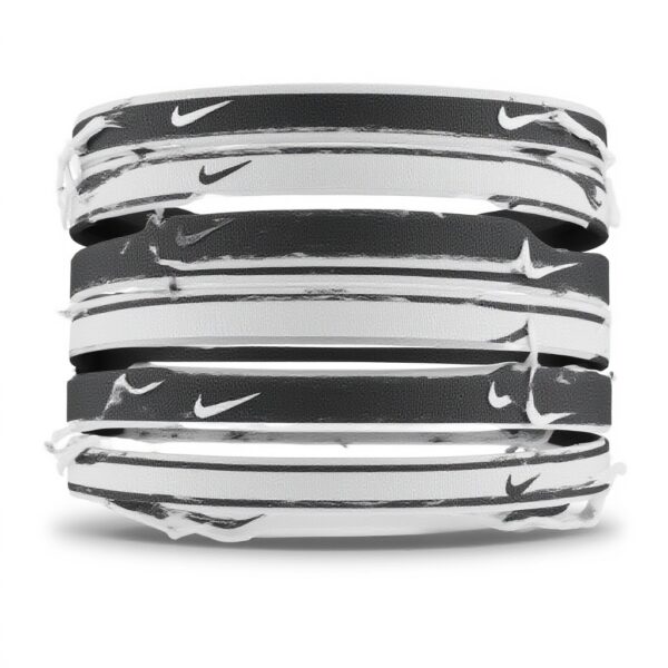 Nike Sport Headbands 6 Pack Polyester Secure Fit Unisex