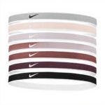 Nike Sport Headbands 6 Pack Textured Jacquard Elastic Fit