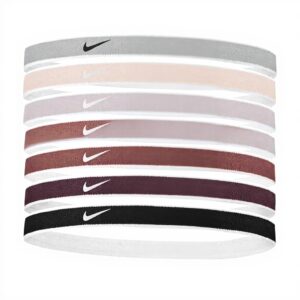 Nike Sport Headbands 6 Pack Textured Jacquard Elastic Fit