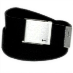 Nike Mens Swoosh Web Belt Black One Size Accessory