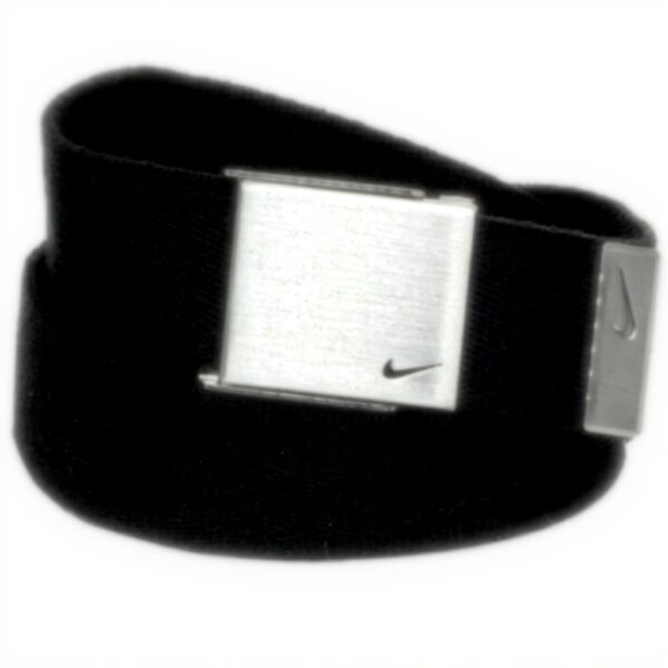 Nike Mens Swoosh Web Belt Black One Size Accessory