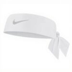 Nike Dri-Fit Head Tie 4.0 Headband White Black Unisex Adult
